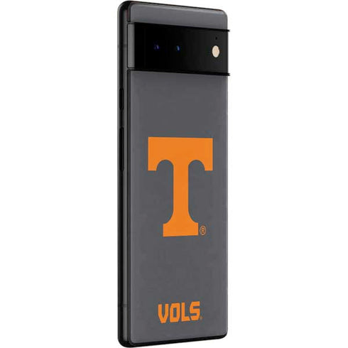 University of Tennessee-Knoxville T Logo Vols on Gray Google Pixel 6 Skin